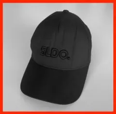 【美品】SLDO. エスルド ゴルフ キャップ ブラック 3D刺繍ロゴ