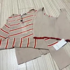 COCODEAL ショート丈　カーディガン　タンクトップ