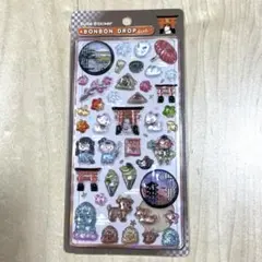 【正規品】【最安値】BONBONDROP シール 和柄 古都 鳥居 鹿 京都