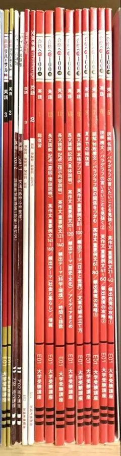 進研ゼミ高校講座　英語フルセット　全34冊