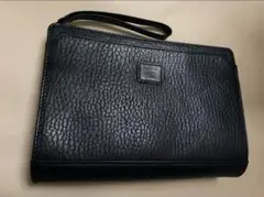 【希少】Burberry バーバリー クラッチバッグ セカンドバッグ ブラック