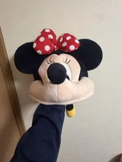 ミニーマウス ぬいぐるみ帽子