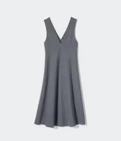 UNIQLO ブラッシュドジャージージャンパースカート　M