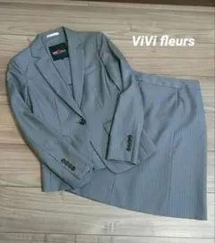 【美品】ViVi fleursスーツ上下セット ジャケット スカート 7号