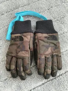 ザノースフェイス THE NORTH FACE キッズ 手袋 迷彩 XS