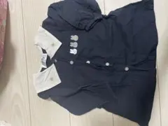ネイビー 襟付きシャツ 95cm