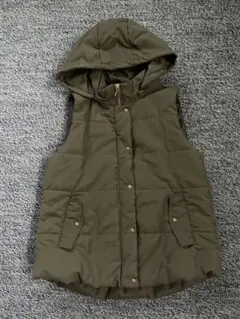 値下げしました！フード付き ダウンベスト Lサイズ
