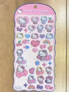 【国内正規品】 ハローキティ　コットンパフィシール　おすそ分け