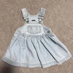 ジャップ GAP DENIM＊ベビー 60cm ライトブルー ジャンパースカート