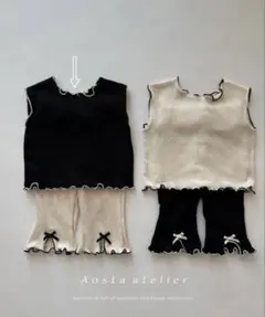 韓国子供服　aosta M トップス　ブラック