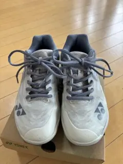 YONEX バドミントンシューズパワークッションエア　ブルーグレー　23.5cm