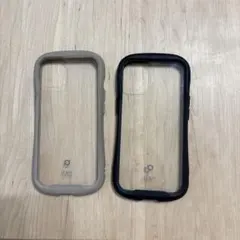 iPhone14 iFaceケースセット売り　ベージュ　ブラック