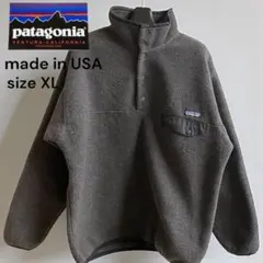 Patagonia シンチラスナップT XL USA製01年 パタゴニアフリース