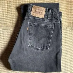 Levi’s 505 ブラックジーンズ　USA製　W34 L32
