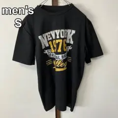 メンズ　Tシャツ　半袖　スポーツ　黒　S