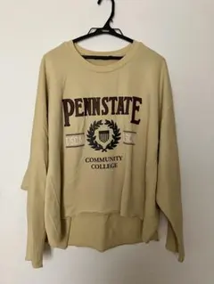 w closet イエローオーバーサイズ トレーナー