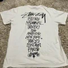 Tシャツ ホワイト STUSSY TRIBE STACK TEE