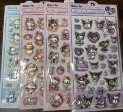 レトロ風 BONBONDROP サンリオ 4枚セット