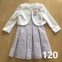 petit main 花柄 フォーマル アンサンブル 120