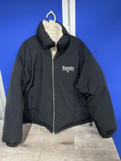 kaoyorinakamiリバーシブルダウンジャケット　黒/白　サイズL