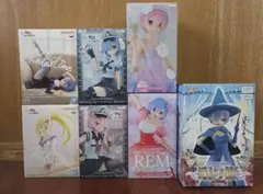【7体セット】リゼロ フィギュア まとめ売り レム ラム 魔女 ミネルヴァのサムネイル