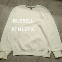 RUSSELL ATHLETIC クルーネック 無地スウェット ホワイト S