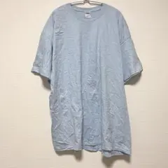 GILDAN ギルダン 2XL Tシャツ ライトブルー 無地 オーバーサイズ