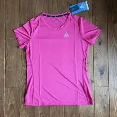 Odlo ランニングTシャツ ピンク Mサイズ　レディースのサムネイル
