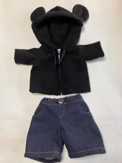 ぬいぐるみ用ハンドメイドコスチューム 約43cmサイズ対応　ウールパーカーセット