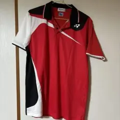 YONEX バドミントン ポロシャツ M 赤