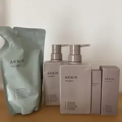 新品未使用AKNIR トリートメント×3 ヘアスカルプセラム（ドロッパー付き）