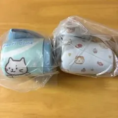最終値下げ☆ ハピンズ☆ ふくふくにゃんこ ペットボトルホルダー 2個セットのサムネイル