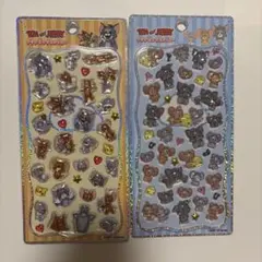 トムとジェリー プチドロップステッカー 2枚セット