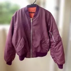 MA-1 フライトジャケット ボンバージャケット パープル