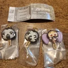 Zootopia Ice Candy Charm 3個セット