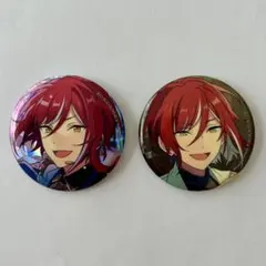 あんスタ プロセカコラボ 逆先夏目 ホログラム缶バッジ