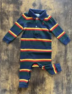 Ralph Lauren ラルフローレン ボーダー ロンパース 6M