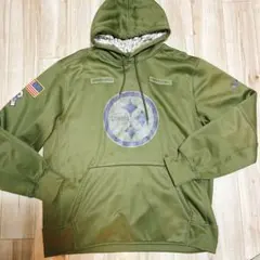 ナイキ Pittsburgh Steelers パーカー オリーブグリーン