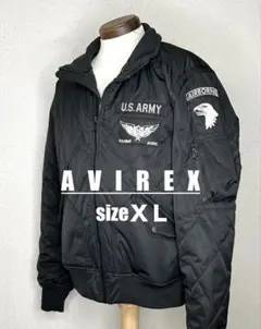 ⑦AVIREX【XL】 キルティングJKT◇TOPGUN MA-1 ハーレーのサムネイル
