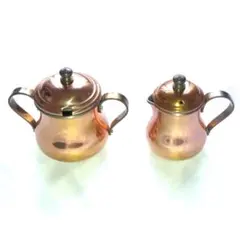 新光金属 COPPER 100 ミルクポット シュガーポットセットのサムネイル