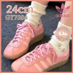 【新品未使用】24.0 韓国 adidas アディダス バミューダ ピンク 新品】24.0cm adidas アディダス バミューダ ピンク GY7386 - メルカリ