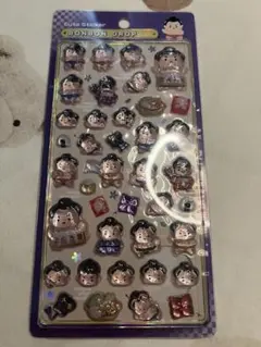相撲　ボンボンドロップシール 和柄
