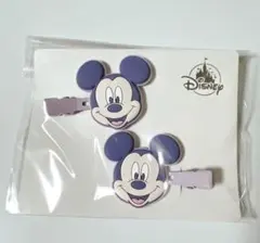 ヘアクリップ　ミッキー