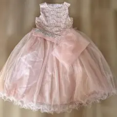 キャサリンコテージ160cm刺繍スパンコールドレスビジューとチュールベルトの2本