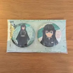 鬼滅の刃　柱展　キービジュアルグリッター缶バッジセット　時透無一郎