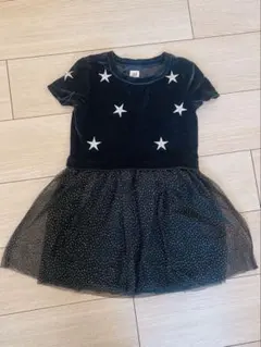 GAP kids ベロアワンピース ネイビー