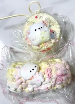 momoco イエローケーキ くまちゃんケーキ 2点セット スクイーズ