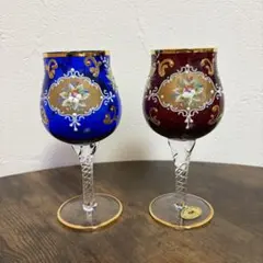 ベネチアングラス2個セット イタリアで購入 - メルカリ