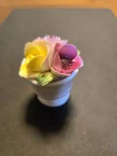 クラウン　スタッフォードシャー ヴィンテージ　ミニ陶花