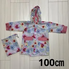 【美品】branshes レインコート 花柄